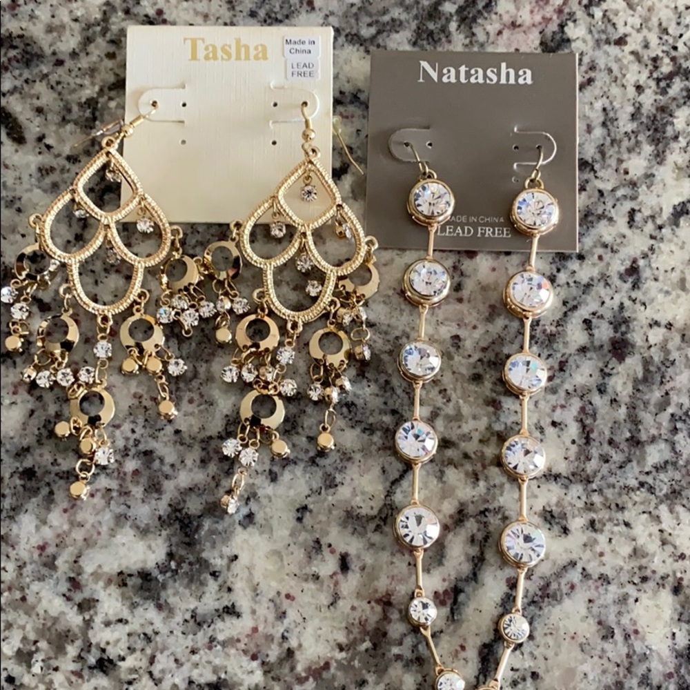 Tasha and Natasha earrings